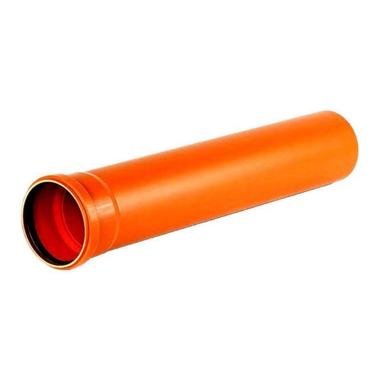 Труба канализационная 110x500 3.2 рыжая