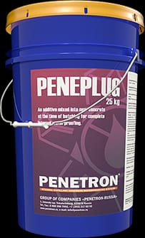 Гидроизоляционная смесь Пенетрон Пенеплаг, ведро 4 кг («Peneplug») мгновенная остановка напорных течей